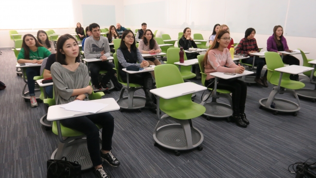 Kazakistan’da Türkçe Konuşma Kulübü'nün ilk dersi yapıldı